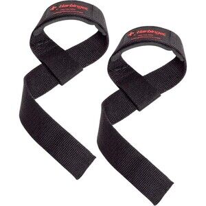 Harbinger Padded Cotton Weight Lifting Straps, NeoTek Wrist, Pair
